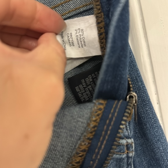 MADEWELL LIGHT BLUE DENIM SKINNY OVERALLS SZ XS - Picture 5 of 8